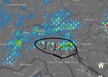 Stuhi të reja në pjesë të Evropes, gjasa edhe për tornado në veri të Italisë!