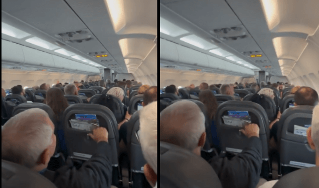 U gjend në stuhinë e fuqishme mbi Aeroportin e Prishtinës, publikohen pamjet e panikut në mesin e pasagjerëve të linjës Basel-Prishtinë