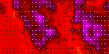 Valë e fortë nxehtësie në Evropen juglindore!