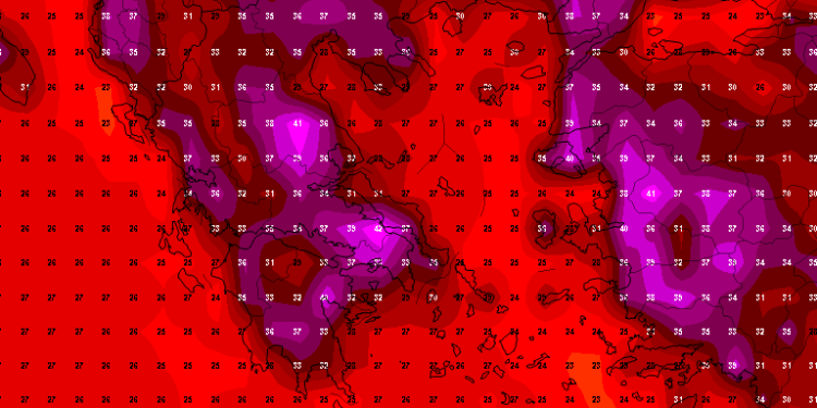 Valë e fortë nxehtësie në Evropen juglindore!