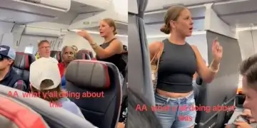 Video dramatike/ Gruaja kërkon të dalë nga avioni pasi pasagjeri ulur pranë saj ‘nuk është i vërtetë’ (video-foto)