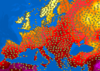 Temperaturat sot në Evropë dhe rajon!