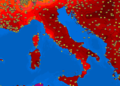 Italia dhe Ballkani në kulmin e nxehtësisë, temperaturat reale!
