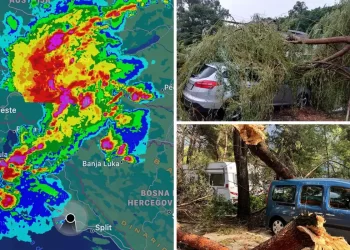 “200 pemë ranë në 15 minuta, dëmet janë shumë të mëdha”, dërmon sërish pjesë të Kroacisë