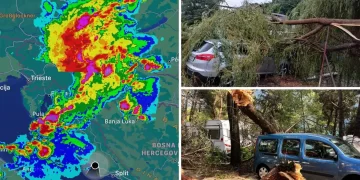 “200 pemë ranë në 15 minuta, dëmet janë shumë të mëdha”, dërmon sërish pjesë të Kroacisë