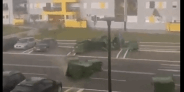 Stuhia e fuqishme mbërrin edhe në Serbi, shikoni pamjet