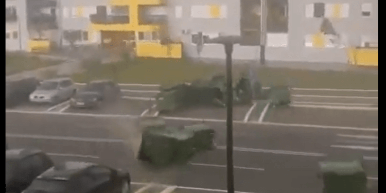 Stuhia e fuqishme mbërrin edhe në Serbi, shikoni pamjet