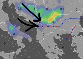Fronti i ri sjellë reshje dhe rrebeshe të reja shiu!