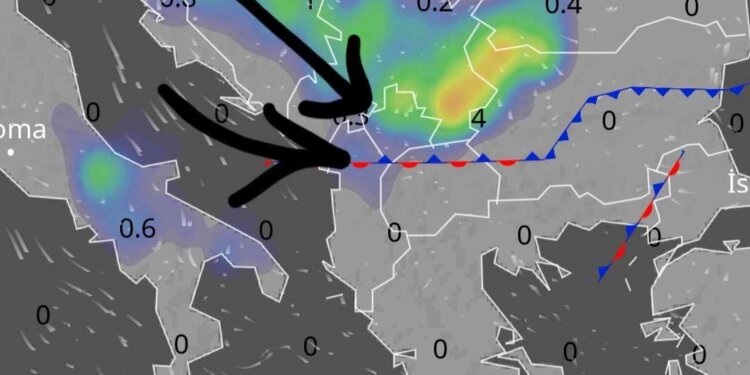 Fronti i ri sjellë reshje dhe rrebeshe të reja shiu!