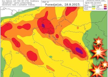 Stuhi të forta, alarme meteorologjike në këto vende!