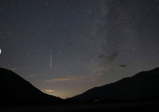 “Shi meteorësh”! Publikohen pamje fantastike të “yllit” që bie nga Parku Kombëtar i Shebenikut