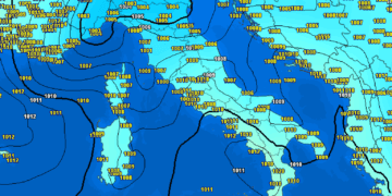 Fillon krijimi i ciklonit Gjenovian në Italinë veriore!