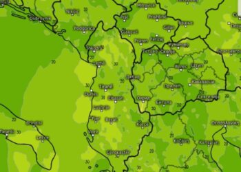 Javë me mot mjaft të nxehtë, kur priten rrebeshe lokale shiu?!