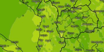 Javë me mot mjaft të nxehtë, kur priten rrebeshe lokale shiu?!