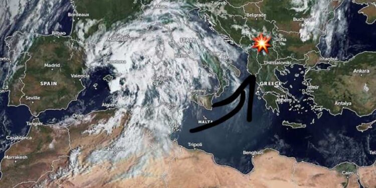 Cikloni Mesdhetar sjellë nxehtësi, stuhi të izoluara dhe pluhur Saharian!