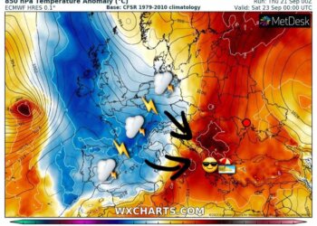 Vjen kulminacioni i nxehtësisë afrikane, para stuhive të fundjavës!