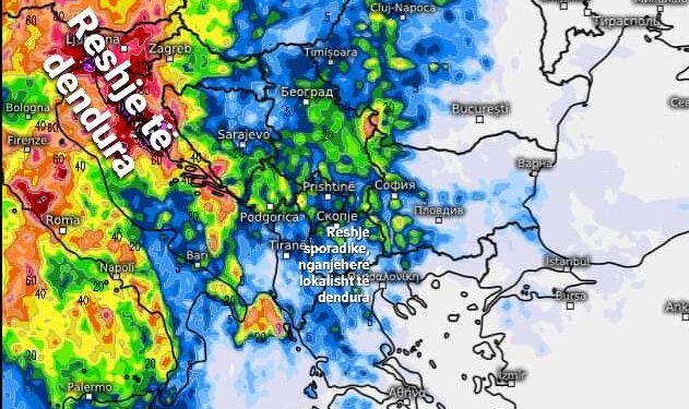 Edhe dy ditë kryesisht stabile, pastaj destabilizim i motit në këto rajone!