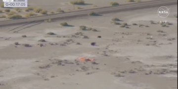 “Rezikon planetin” shikoni momentin kur copëza nga asteroidi Bennu zbarkon në Tokë