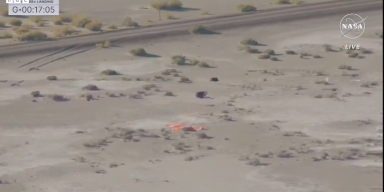 “Rezikon planetin” shikoni momentin kur copëza nga asteroidi Bennu zbarkon në Tokë