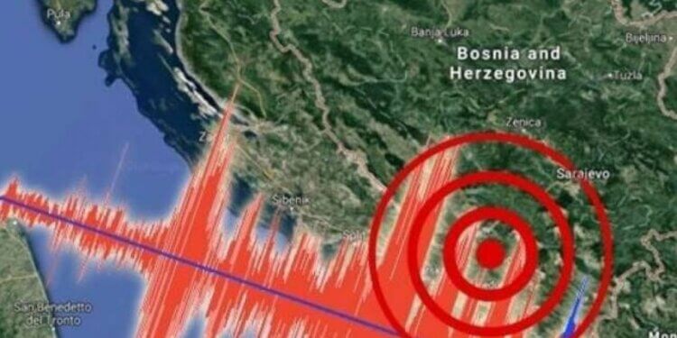 Një tërmet relativisht i fuqishëm godet Bosnjën dhe Hercegovinën, lëkundjet ndjehen edhe në Kroaci