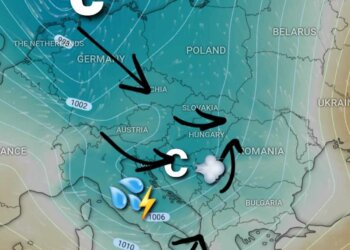 Stuhi të reja shiu nga Italia në Ballkan, stuhi bore në Alpe!