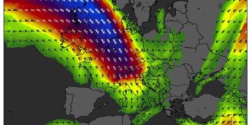 Miliona evropian të prekur nga erërat “uraganike” deri në 140km/h!!!