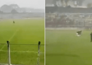 Tragjedi në futbollin brazilian: Një futbollist mbytet nga rrufeja në fushë, lëndohen disa të tjerë