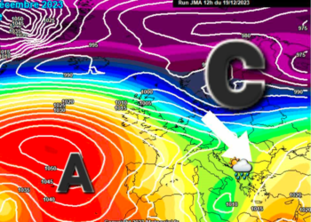 Gjendja aktuale sinoptike, fillon dobësimi i anticiklonit të Azoreve!