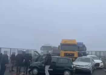 Dalin pamjet nga aksidenti i rëndë mes 14 veturave në autostradë, kolona kilometërshe – policia del me apel