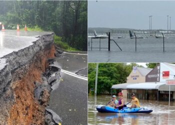 Përmbytjet masive në Australi, krokodilët shihen rrugëve