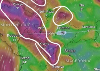 Sonte lokalisht erëra të fuqishme!