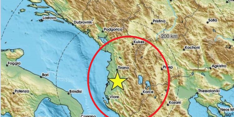 Tërmet në Shqipëri