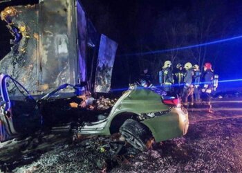 Pamje të rënda nga aksidenti në Hungari ku vdiqën dy mërgimtarë nga Kosova