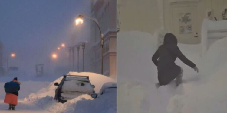 Trashësia ka arritur në 1 metër, norvegjezët gërmojnë dëborën për të hyrë në shtëpitë e tyre