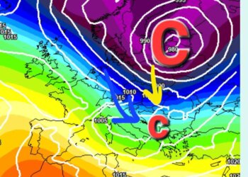 Afrohet fronti i ftohtë atmosferik- ajror me reshje kalimtare bore!
