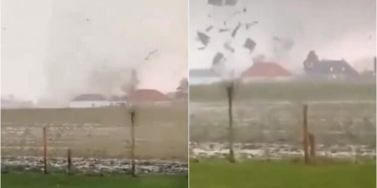 PAMJE: Forca e tornados që përfshiu pjesë të Belgjikës