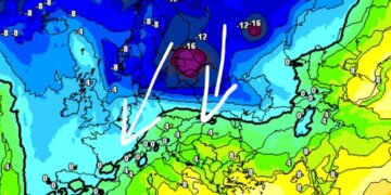 I ftohti polar niset në drejtim të Evropes perëndimore dhe Ballkanit!