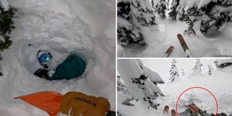 Kishin dalë për skijim, bora “i varrosi për së gjalli” – pamje nga shpëtimi i skiatorëve në Nevada dhe Kaliforni!