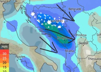 Fronti dimëror përfshinë Ballkanin, shiu vjen edhe te ne!