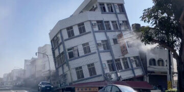 Tërmet i fuqishëm në Tajvan: Raportohen viktima, shemben dhjetëra ndërtesa