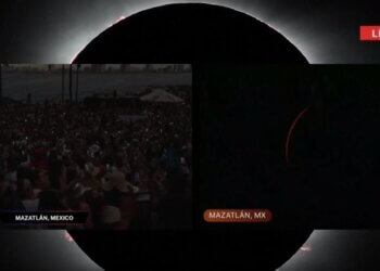 Terrohet qyteti meksikan, eklips total i diellit