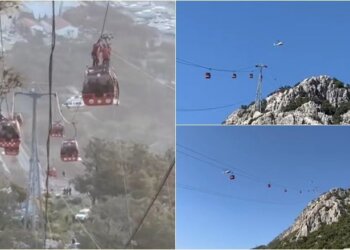 Përfundon operacioni i shpëtimit pas aksidentit në një teleferik në Turqi, dalin pamjet nga vendi i ngjarjes