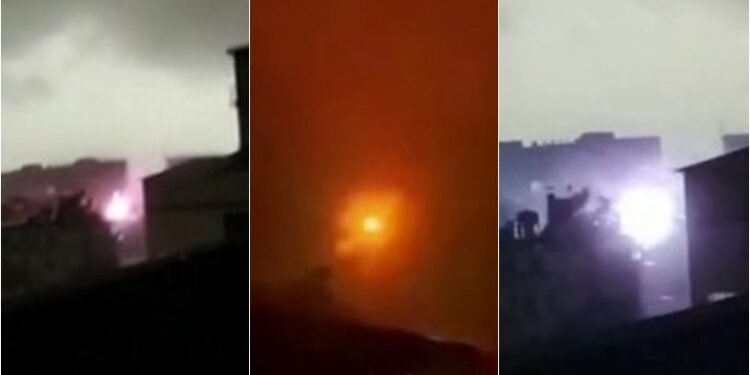 Momenti kur tornado e frikshme që la pesë të vdekur në një rajon të Kinës godet linjat elektrike