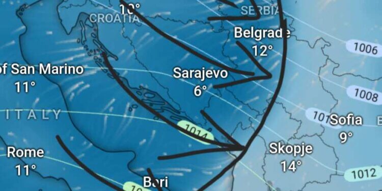 Fronti i ftohtë largon pluhurin Saharian!