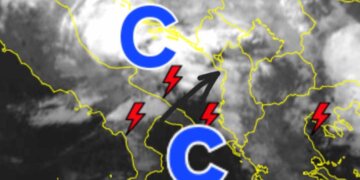 Cikloni sjellë reshje atmosferike, shi dhe borë!