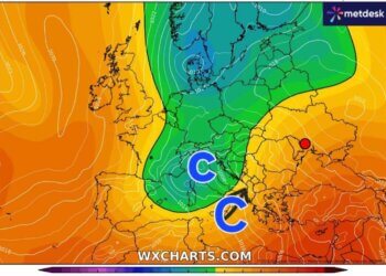 Cikloni i ri me reshje të reja, lokalisht të dendura atmosferike!