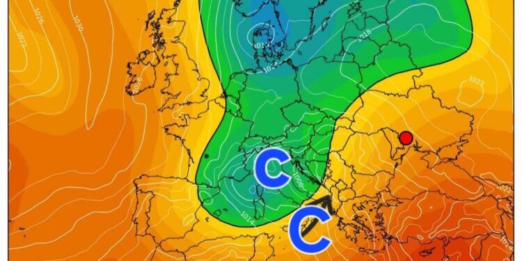 Cikloni i ri me reshje të reja, lokalisht të dendura atmosferike!