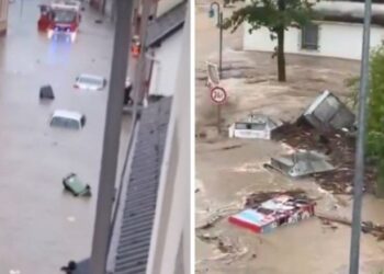 Përmbytje në Gjermani, Francë e Itali – erërat frynë me shpejtësi deri në 200 kilometra në orë