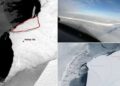Ajsbergu masiv shkëputet në Antarktidë, shikoni pamjet