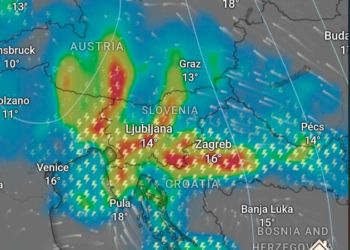 Stuhi të fuqishme në disa pjesë të Ballkanit dhe Evropes!